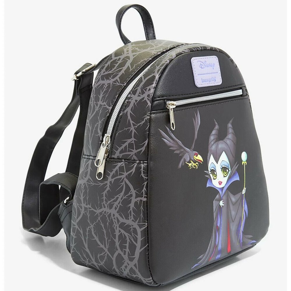 Loungefly Disney Maleficent Mini Backpack Villain - Picture 2 of 4